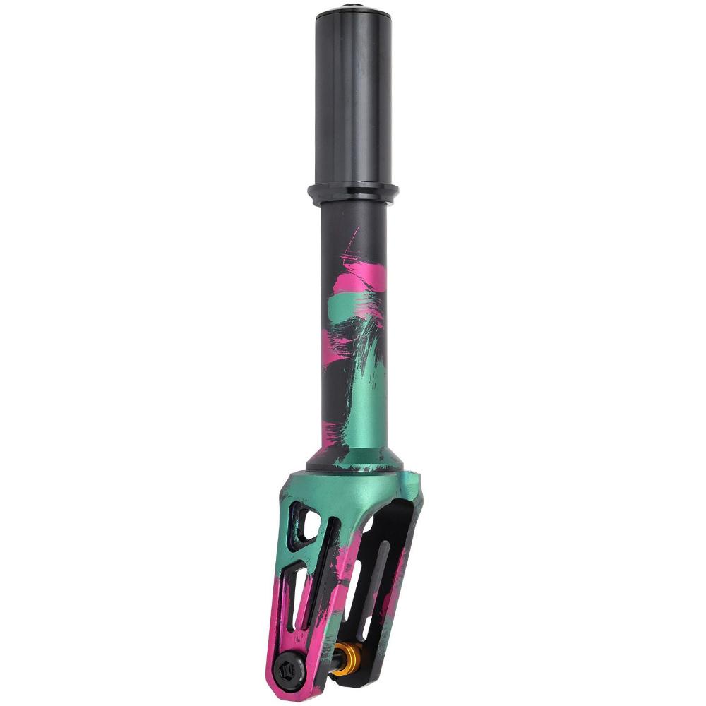 Oath Shadow IHC - Scooter Fork Green Pink Black Angle