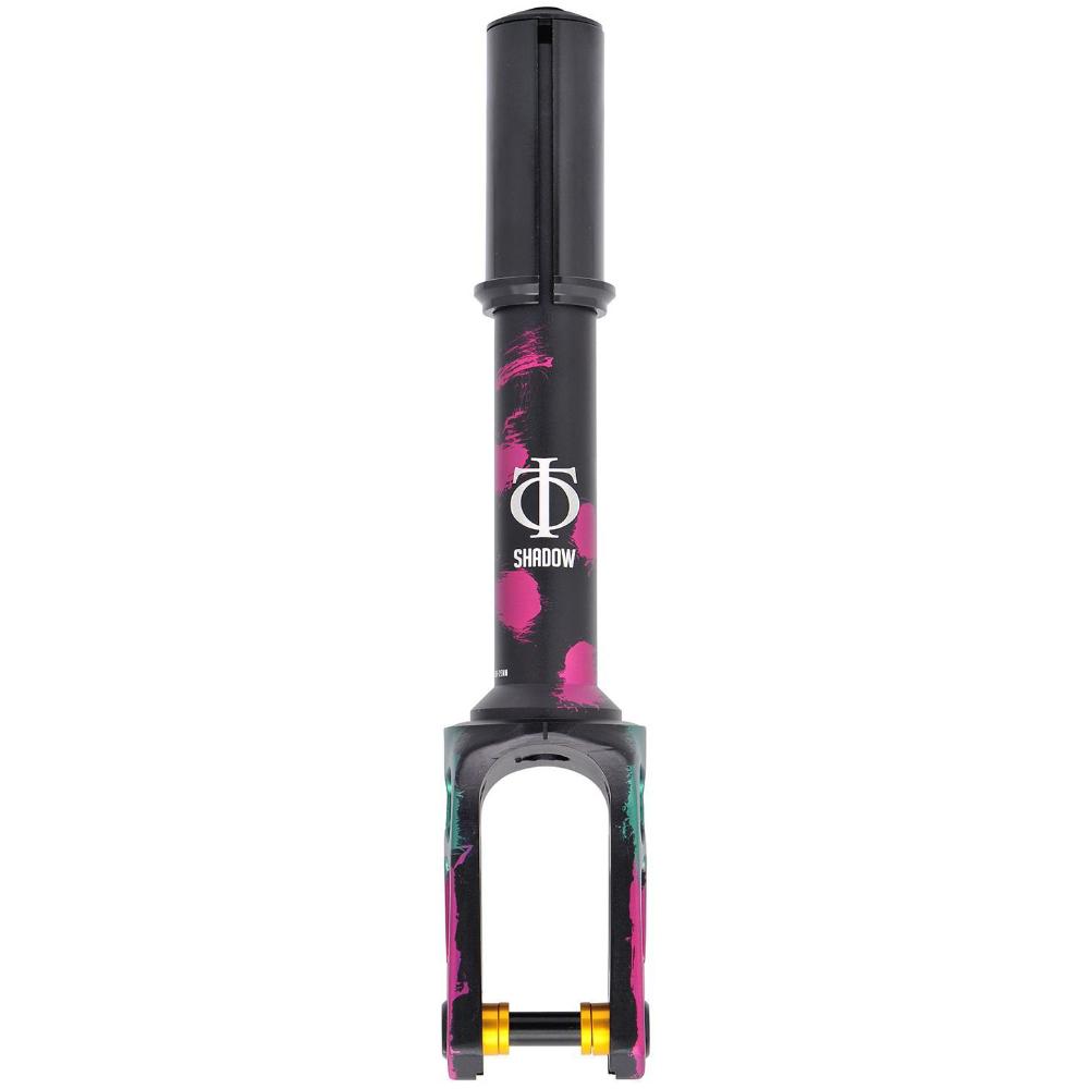 Oath Shadow IHC - Scooter Fork Green Pink Black Front