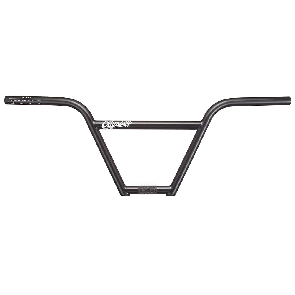 Odyssey 49er Rustproof Black 9" 4pc BMX Bars