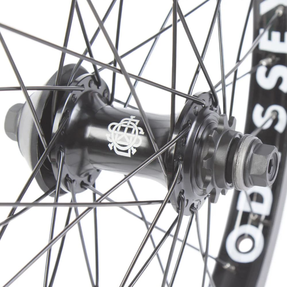 Odyssey Hazard Lite Rear Cassette Black BMX Wheel Antigram Hub