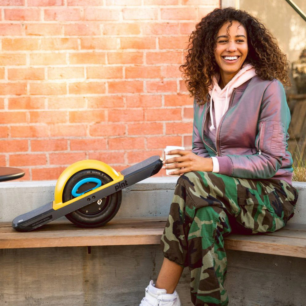 Onewheel Fender For Pint - Onewheel Accessories Dijon Yellow Lifestyle