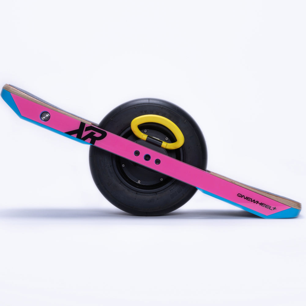 Onewheel Rail Guards For XR - Onewheel Accessories Fuchsia Installed