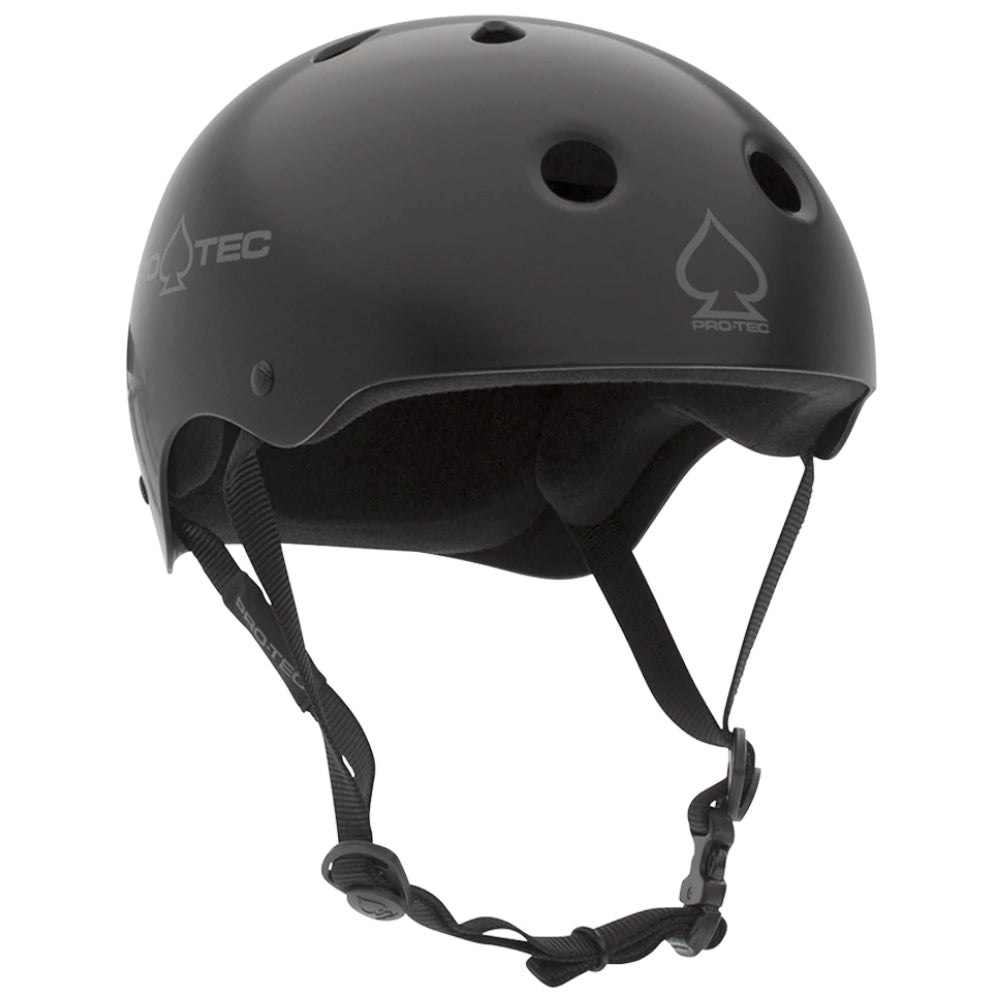 PRO-TEC Classic Skate Matte Black - Helmet Front Right