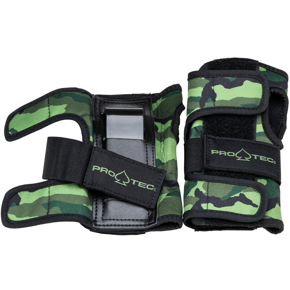 PRO-TEC Junior Street Gear 3 Pack Youth Camo - Pads Wrist Open
