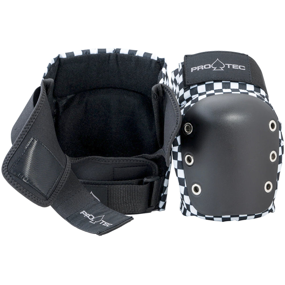 PRO-TEC Junior Street Gear 3 Pack Youth Checker - Pads Open Back