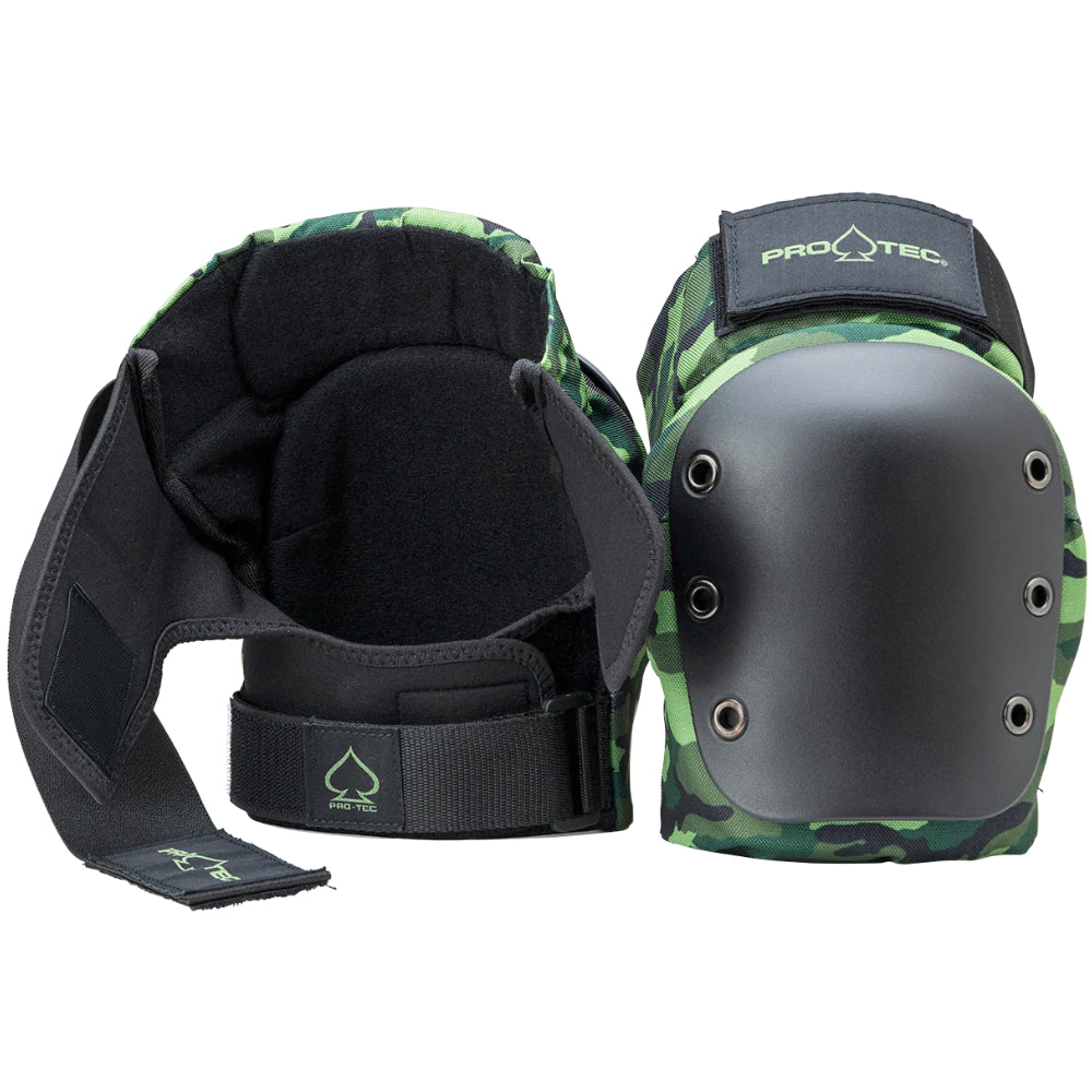 PRO-TEC Street Knee Pads Camo - Protection Open
