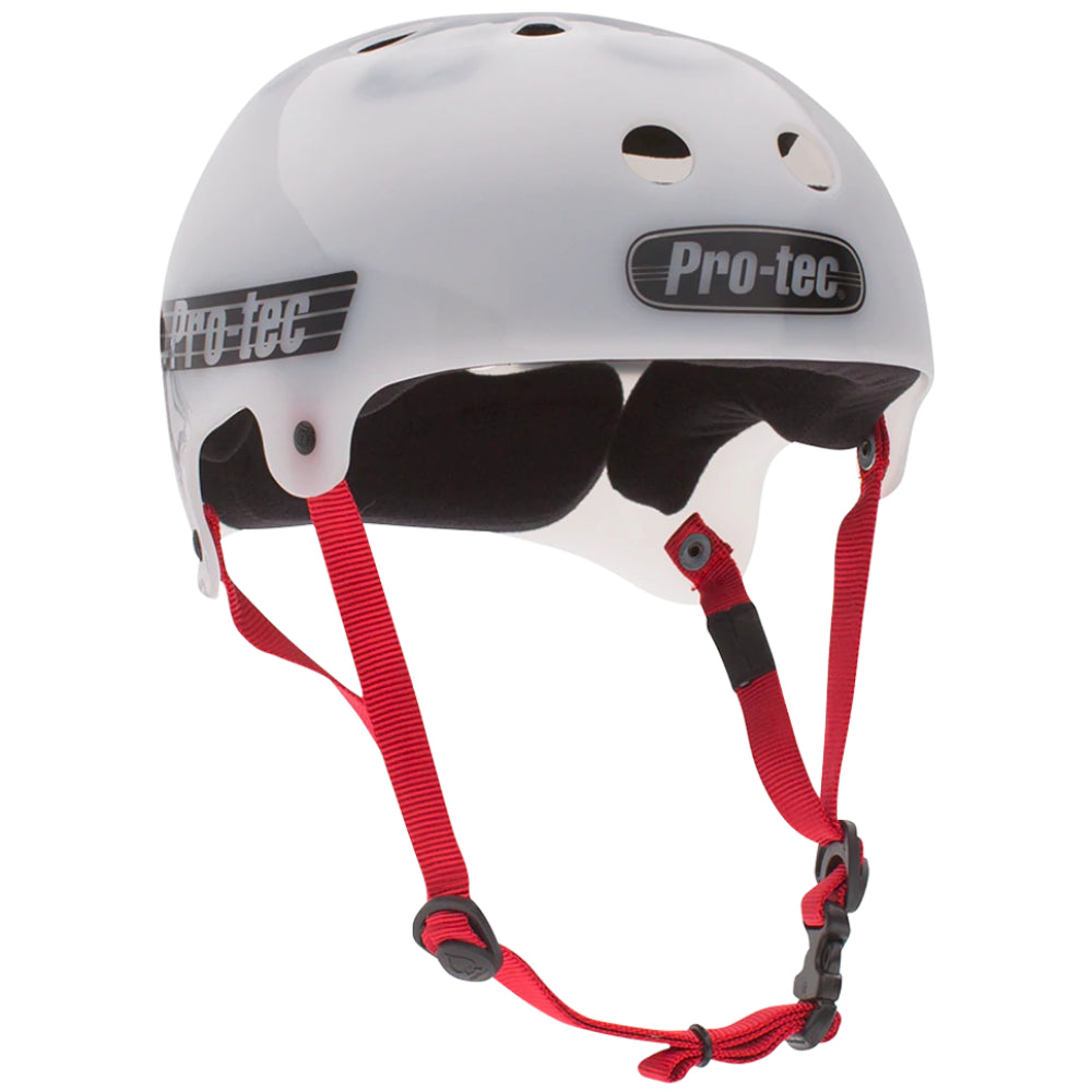 PRO-TEC The Bucky Translucent White Helmet Right Front
