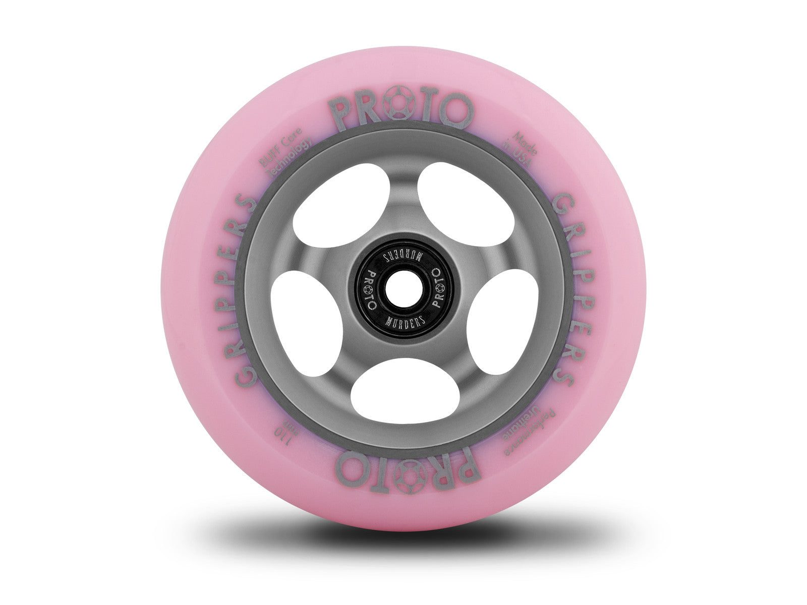 Proto Faded Grippers Pastel Pink / Ghost Grey, Scooter Wheels