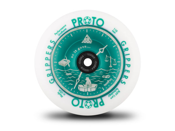 Proto Grippers Time's Up 110mm (PAIR) - Scooter Wheels Single Picture