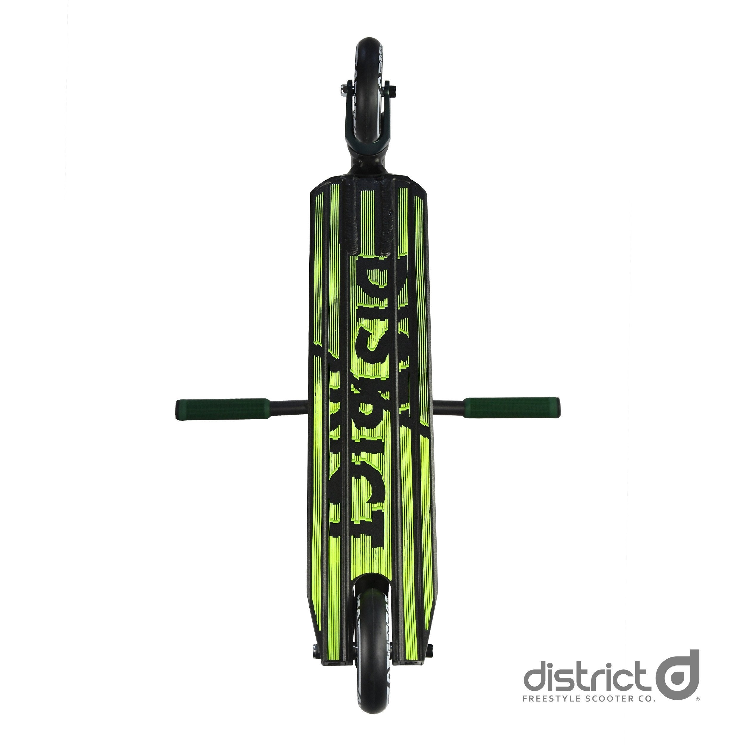 District C50 Pearly Black - Scooter Complete Bottom Deck Design