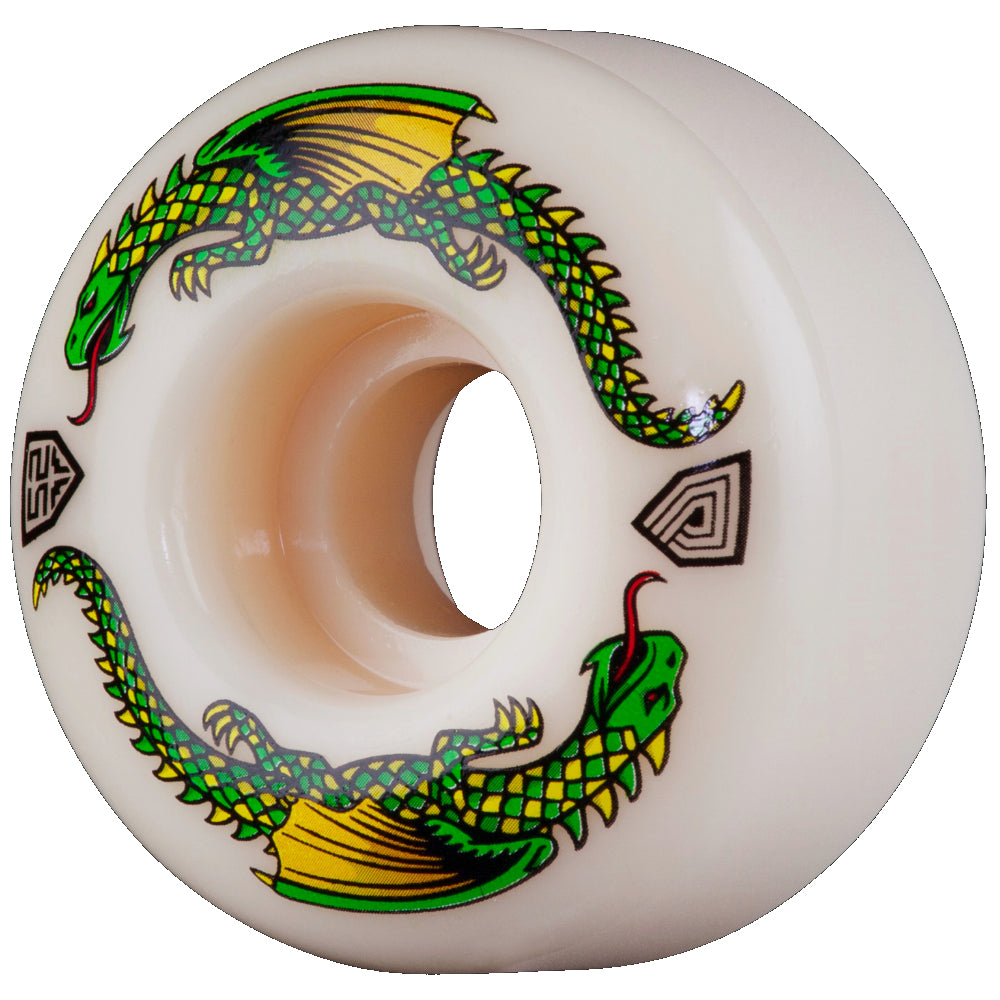 Powell Peralta Dragon Formula Green Dragon Skateboard Wheels 52mm x 31mm