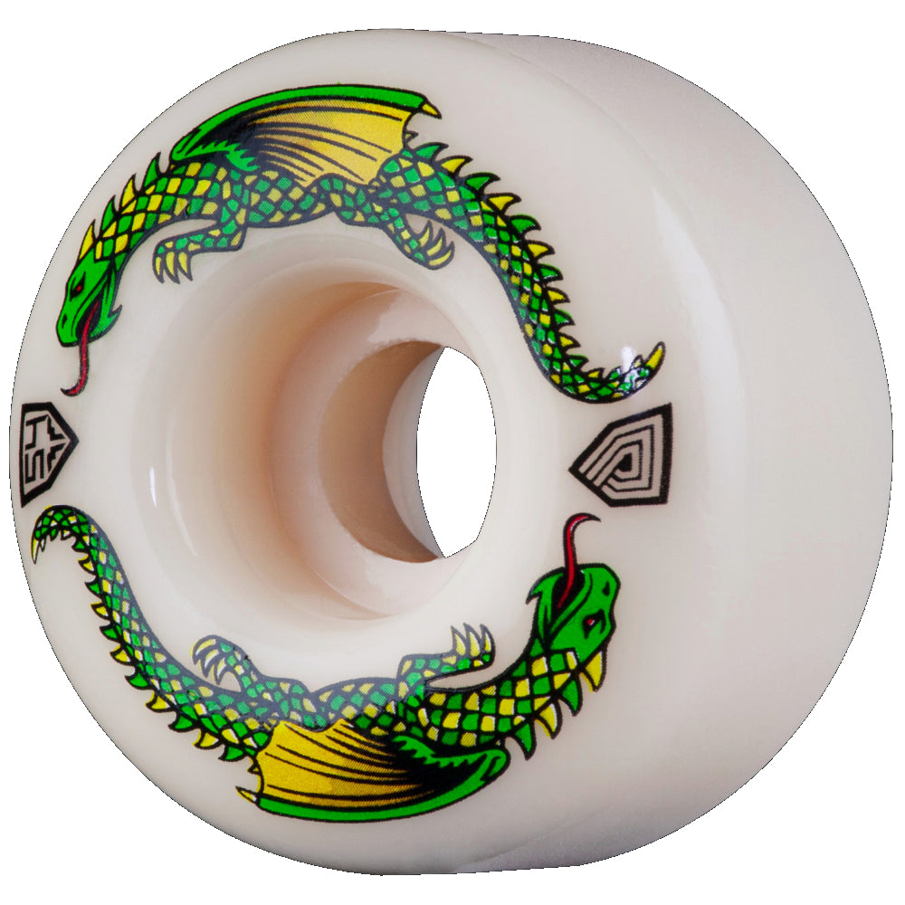 Powell Peralta Dragon Formula Green Dragon Skateboard Wheels 54mm x 32mm