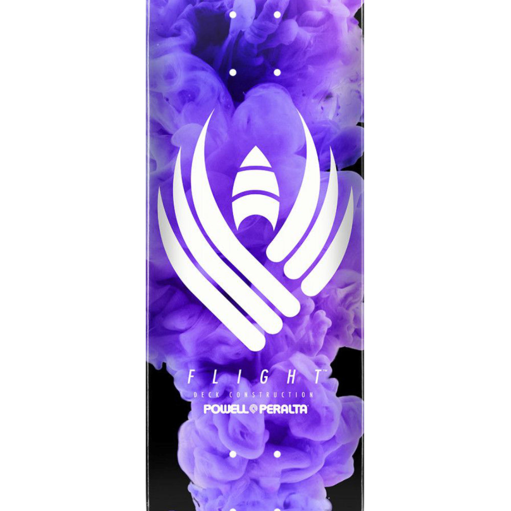 Powell Peralta Flight Color Burst Puple 8.5 - Skateboard Deck Close Up