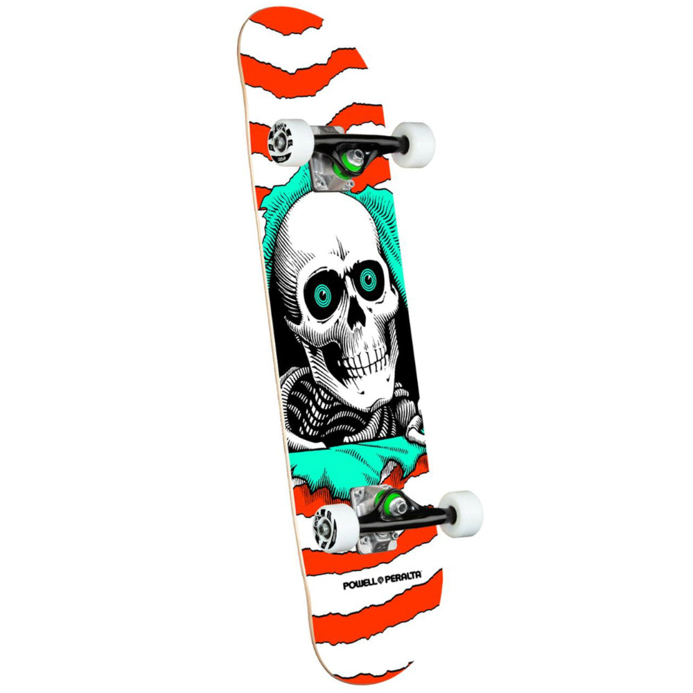 Powell Peralta Ripper One Off Orange 7.0 - Skateboard Complete Angle