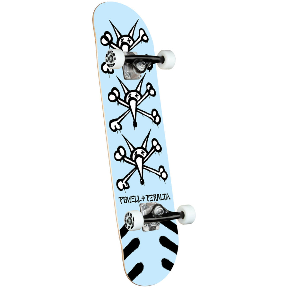 Powell Peralta Vato Rats Light Blue 8.0 - Skateboard Complete Angle