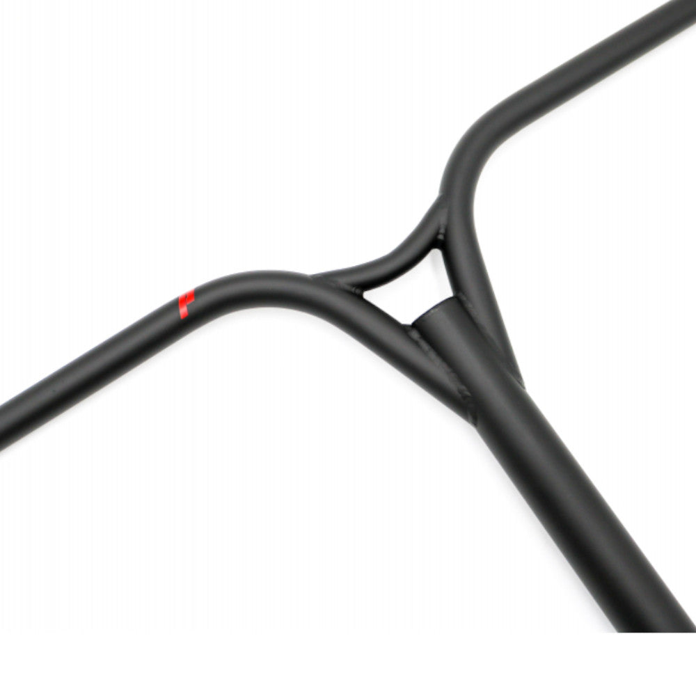 Prime Storm Black - Scooter Bars Angle Logo