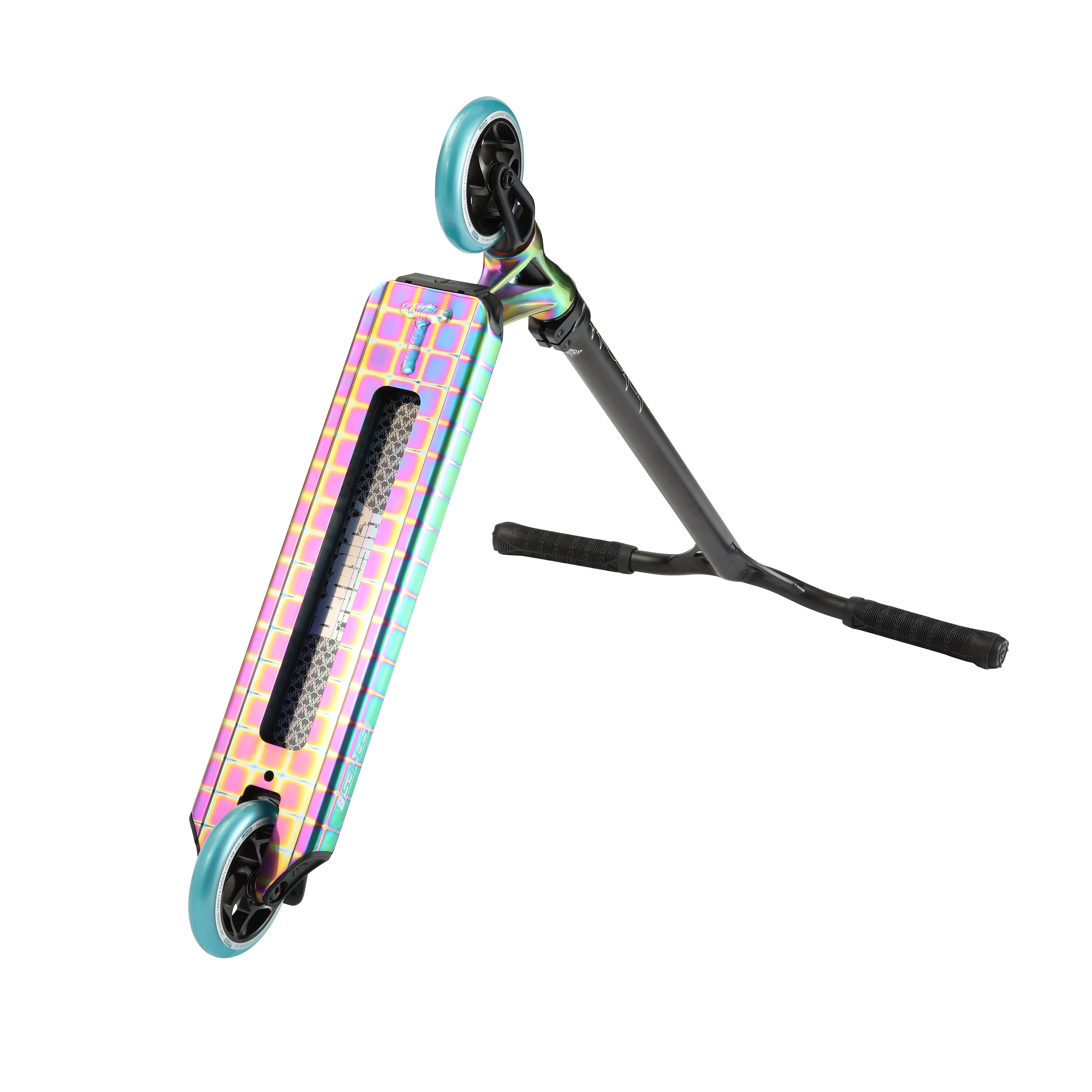 Envy Prodigy S8 - Scooter Complete Oilslick Bottom Deck Design