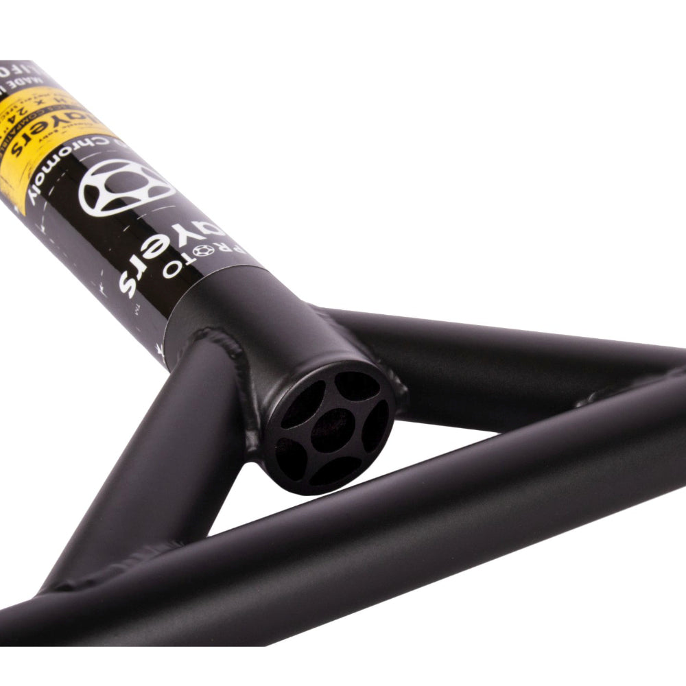 Proto Baby Slayer Classic Street Freestyle Scooter Bars Flat Black Cut Out Logo