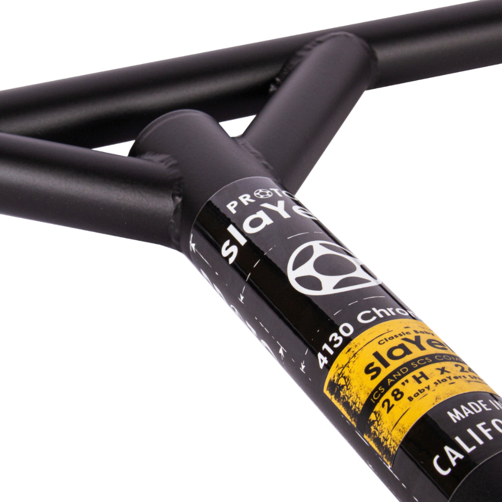 Proto Baby Slayer Classic Street Freestyle Scooter Bars Flat Lack Close Up