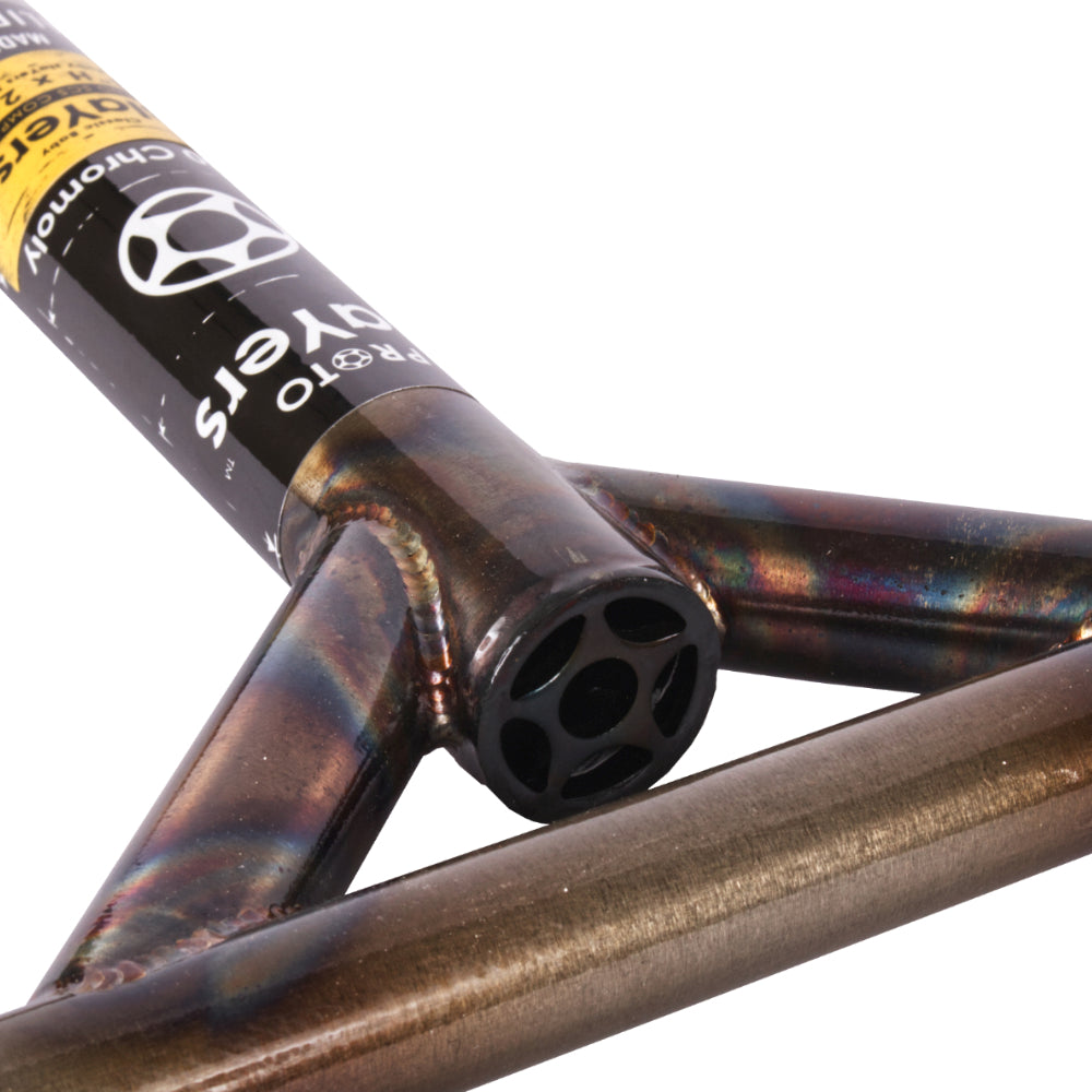 Proto Baby Slayer Classic Street Freestyle Scooter Bars Raw Cut Out Logo