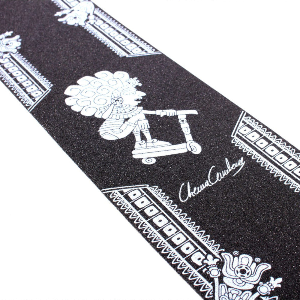 Proto SD Relic Chema Cardenas - Scooter Griptape Drawing Aztek Close Up Signature