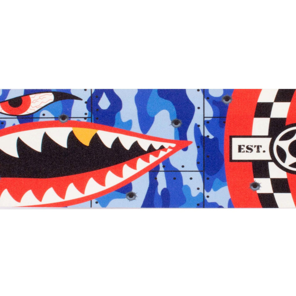 Proto Warhawk Blue Camo Freestyle Scooter Griptape Close Up