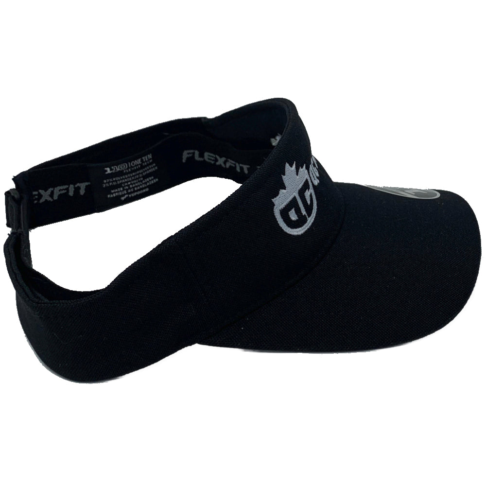 QC Scooters Tennis Visor - Hats Black Side