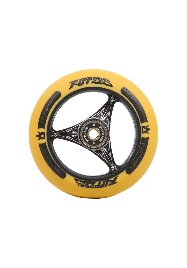 Rogue Ripper Wheels Scooter Wheels, Orange Black