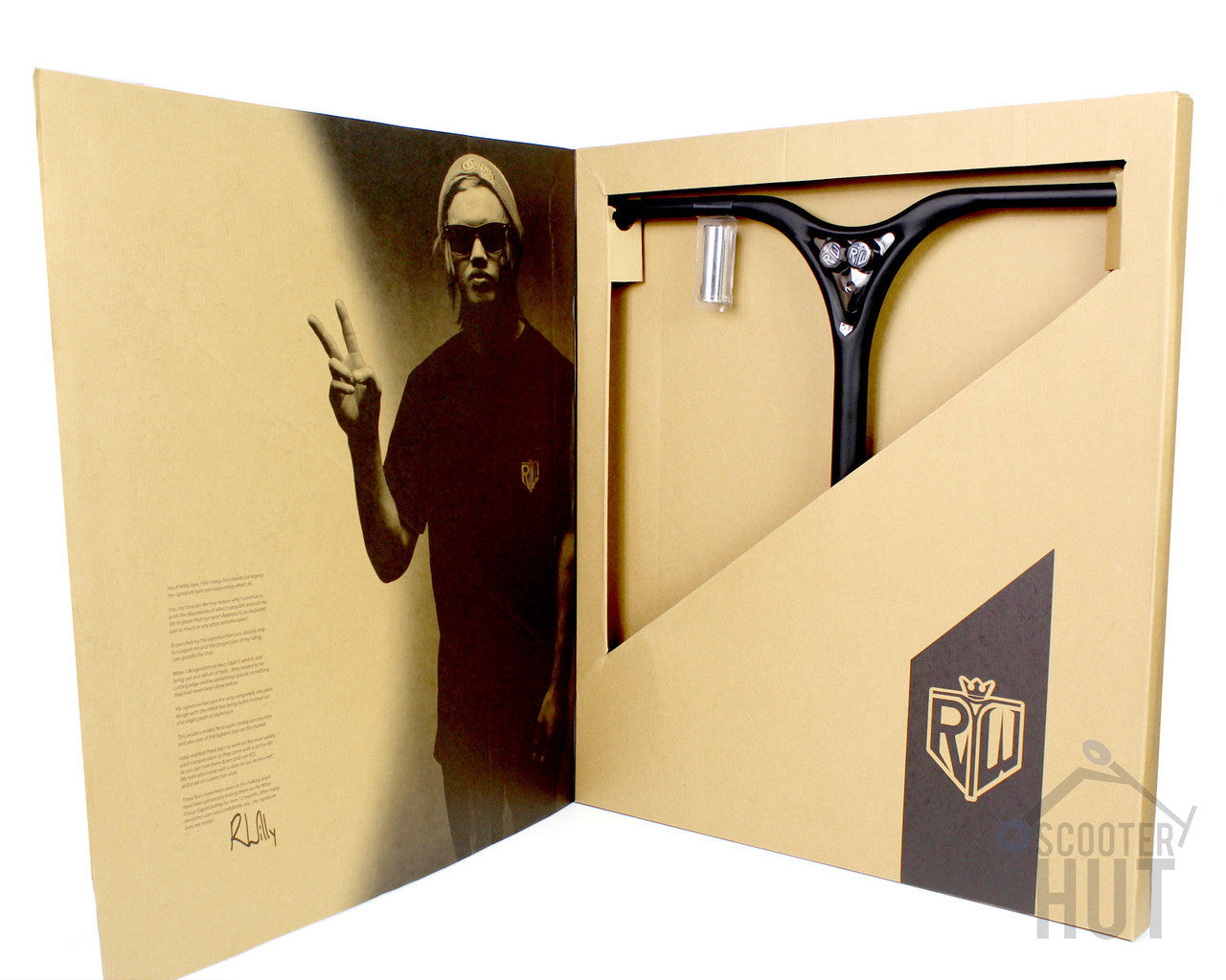 Scooter bar for freestyle scooter, Alloy, RWilly, package