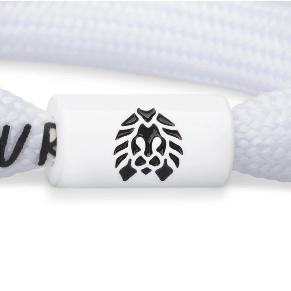 Rastaclat Single Lace Believe White - Bracelet Logo