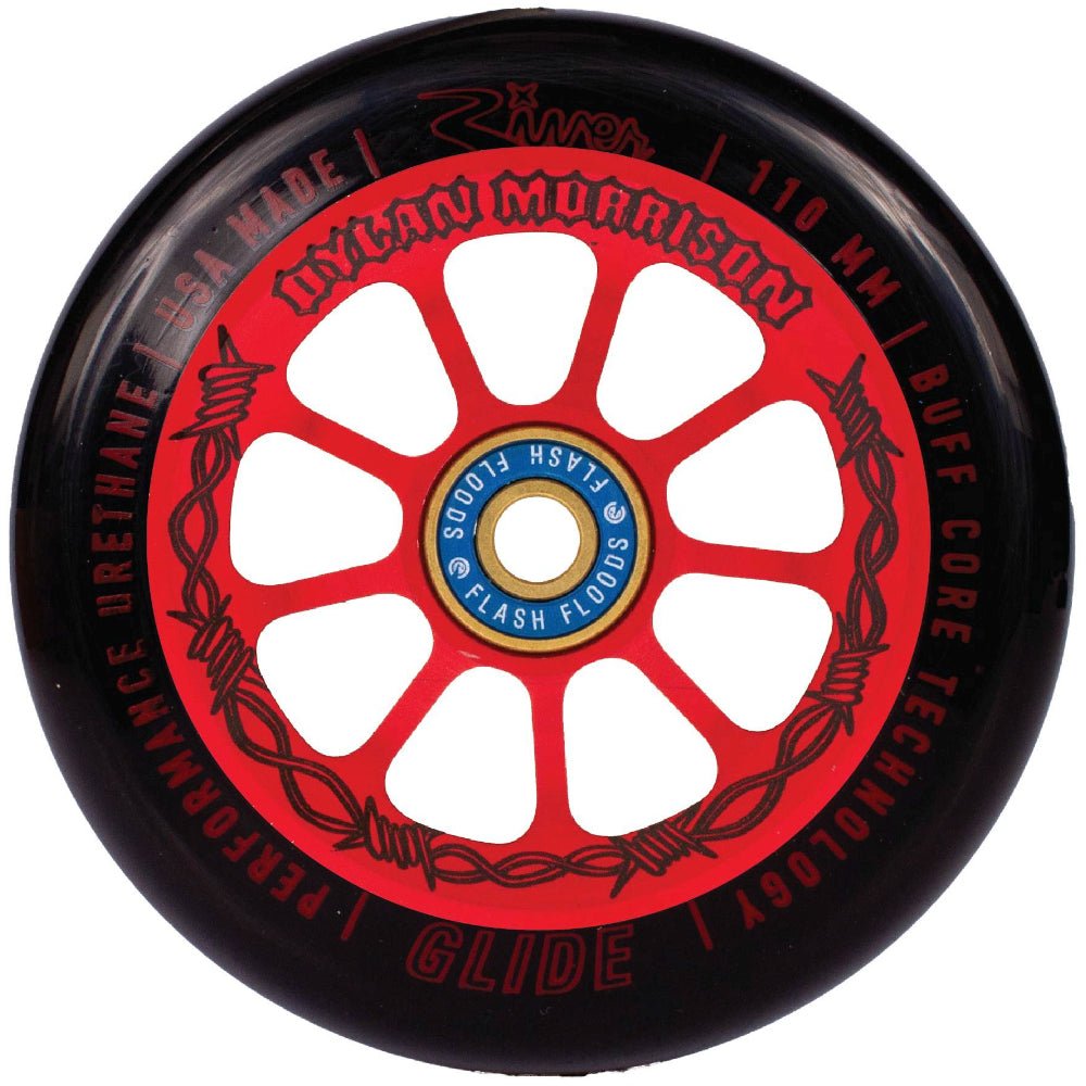 River Glides Wired Dylan Morrison V2 Sig. 110mm Freestyle Scooter Wheels