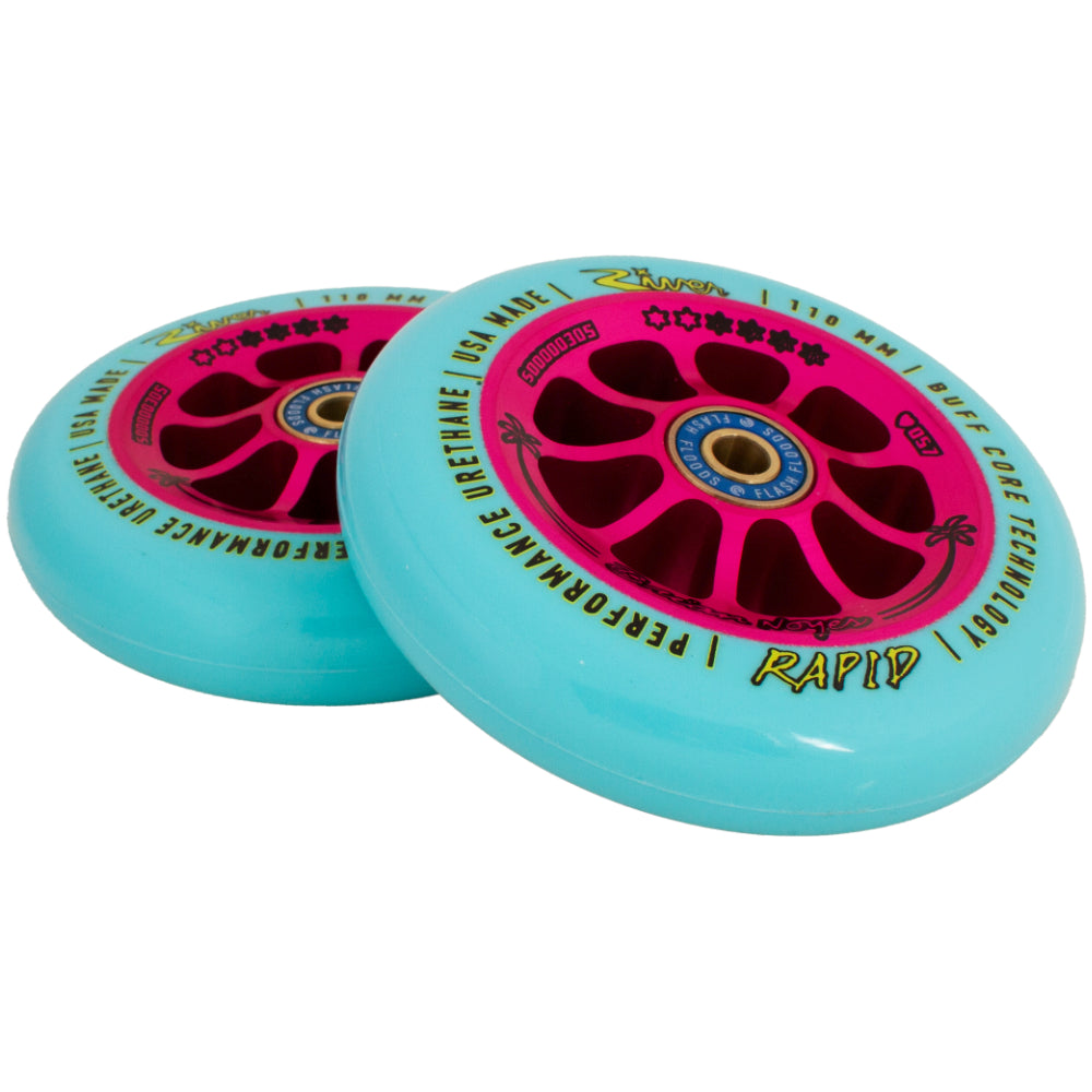 River Rapids Florida Man Bryan Noyes 110mm (PAIR) - Scooter Wheels Angle Set