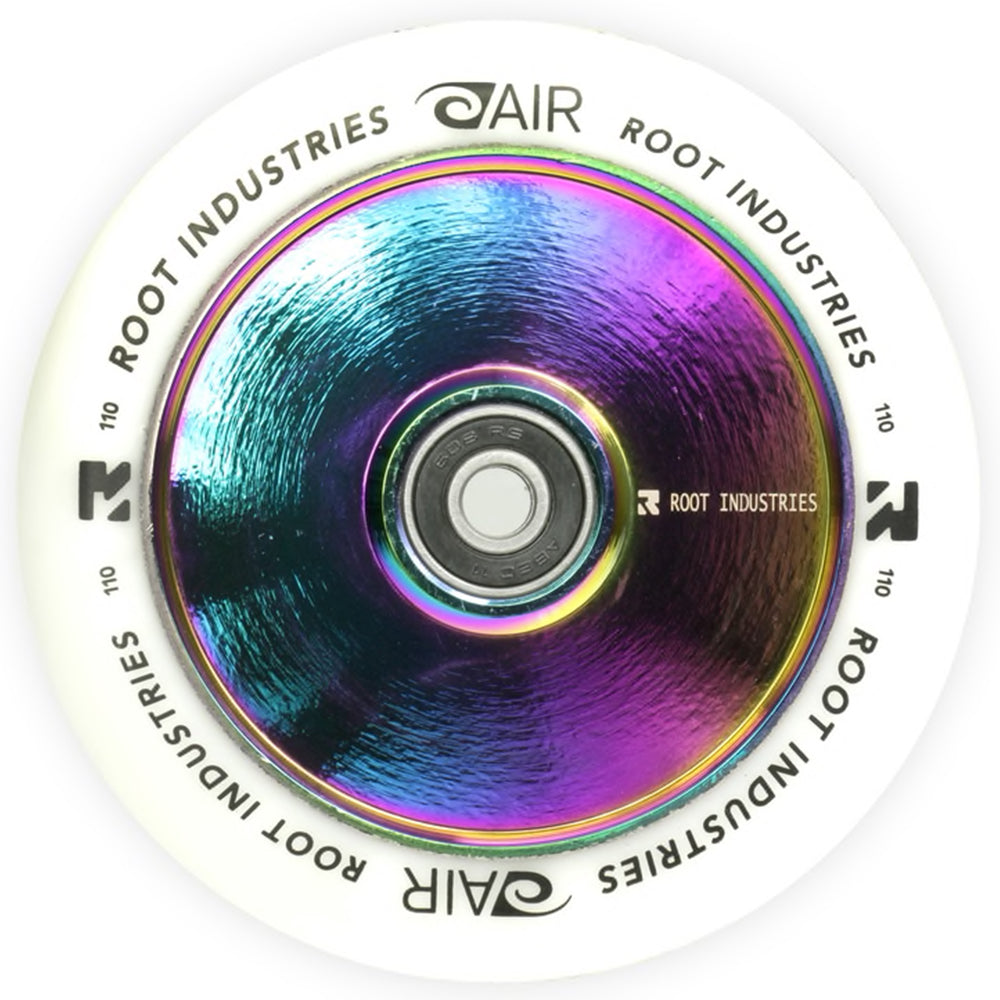 Root Industries AirWheels 110mm White Urethane (PAIR) - Scooter Wheels Rocket Fuel