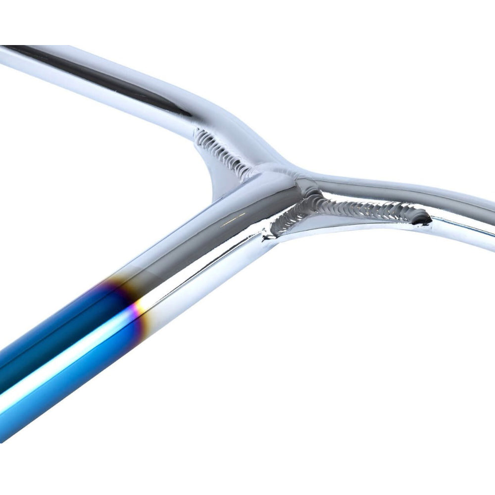 Root Industries Invictus Afterburner HMA Aluminium Freestyle Scooter Bars Blu Ray NeoChrome Gussets