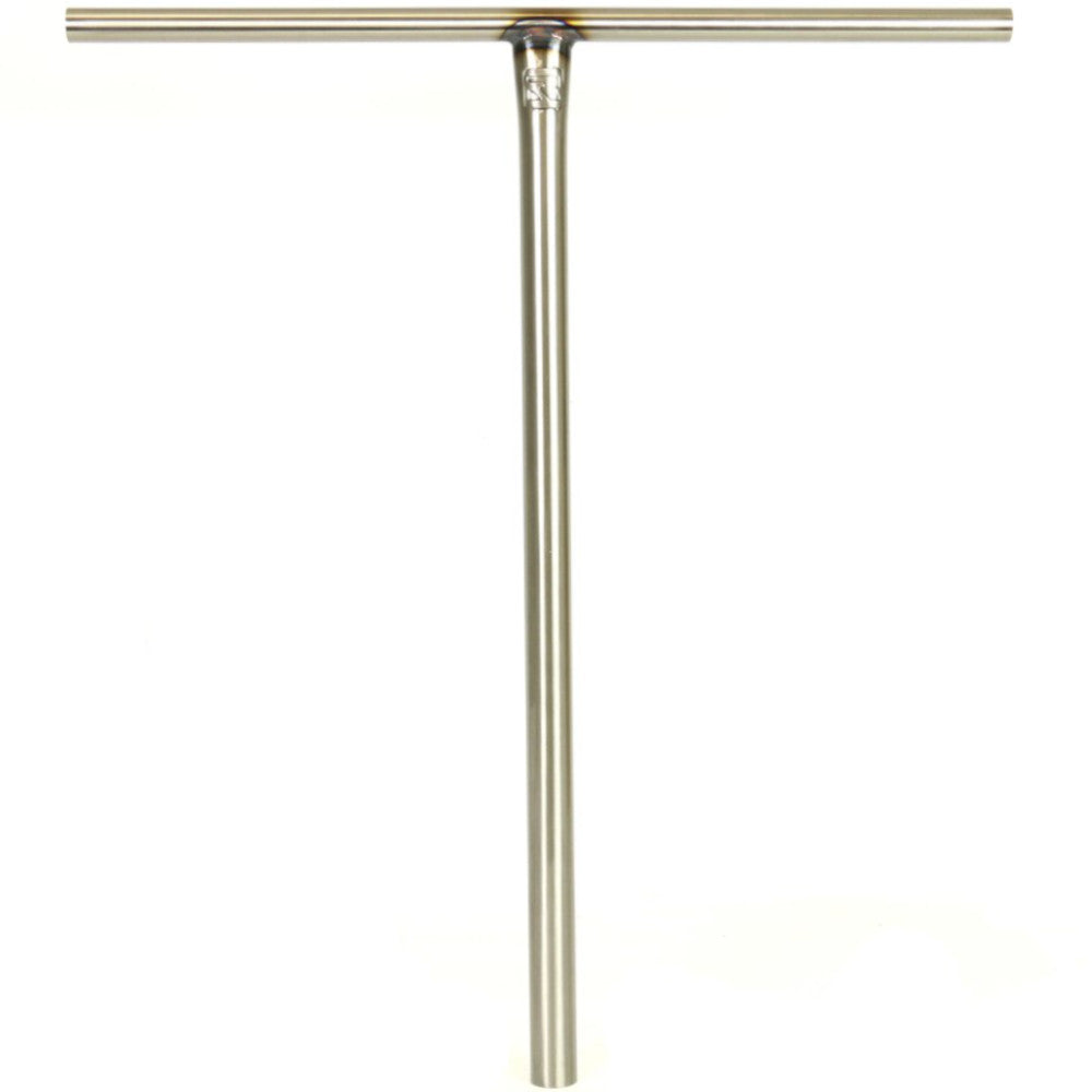 Root Industries T-Bar Standard - Scooter Bars Raw Chromoly Steel Front View