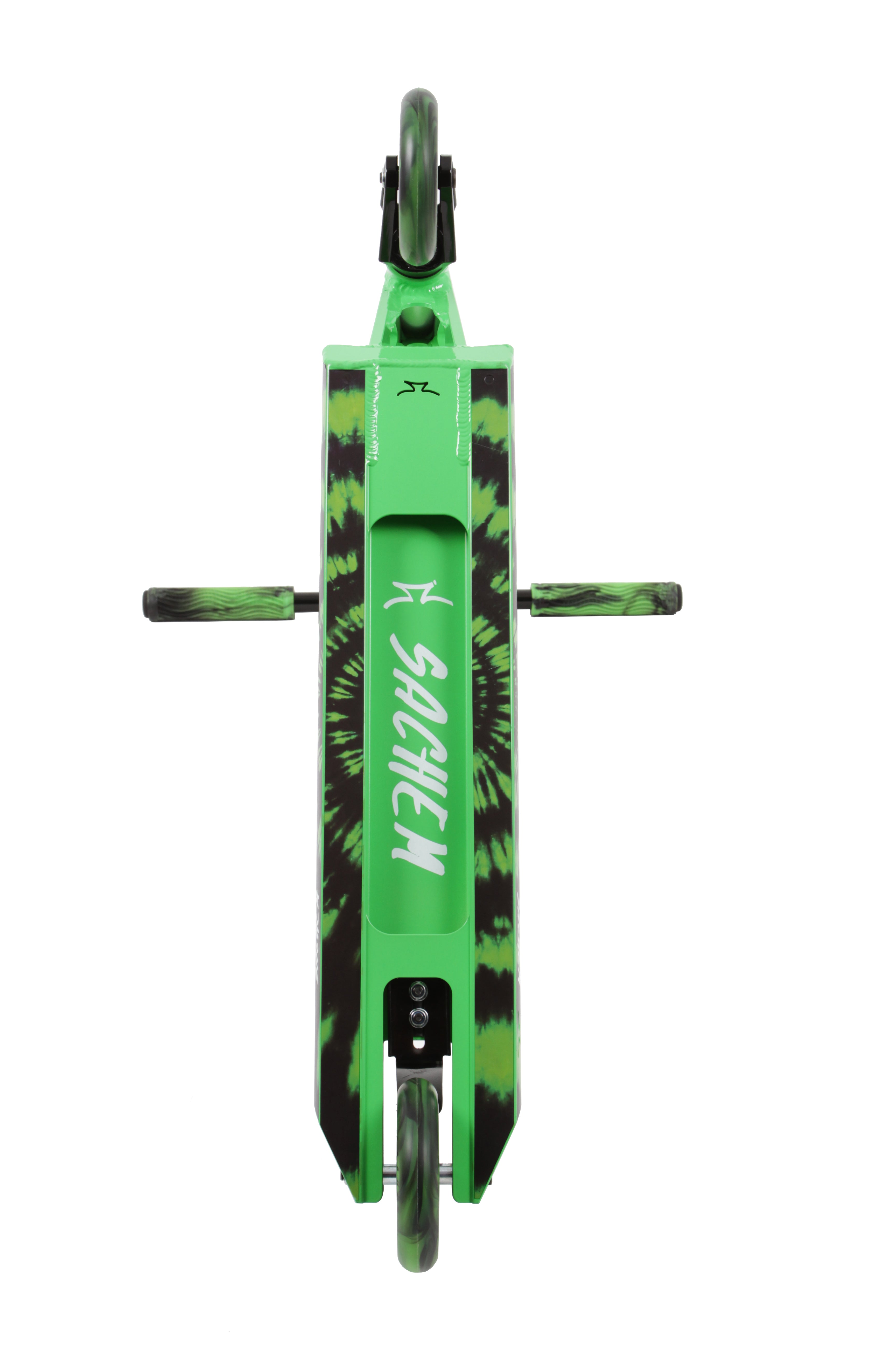 AO Sachem XT - Scooter Complete Green Bottom Deck Design