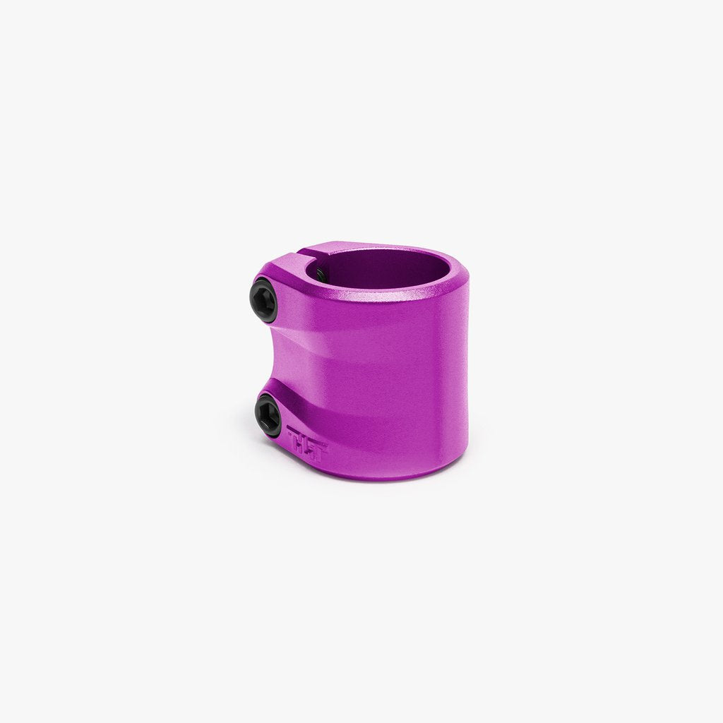 Tilt Sculpted Double Scooter Clamp, Purple