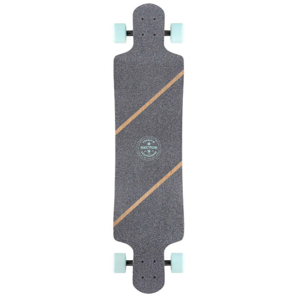 Sector 9 Fault Line Perch 39.5in - Longboard Complete Top Griptape Design