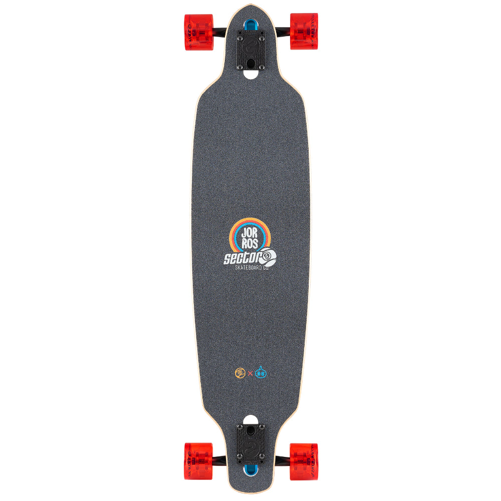 Sector 9 Fractal Kirin 36in - Longboard Complete Top Griptape