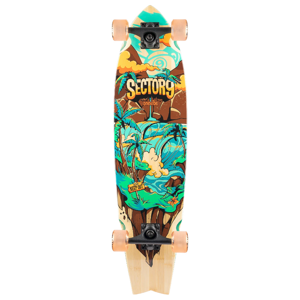 Sector 9 Snapper Hideout 34in - Cruiser Complete Bottom Deck Design