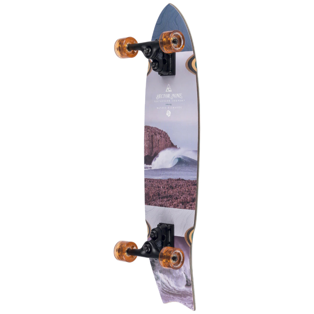 Sector 9 Unagi Rips 34.5in - Cruiser Complete Angle View