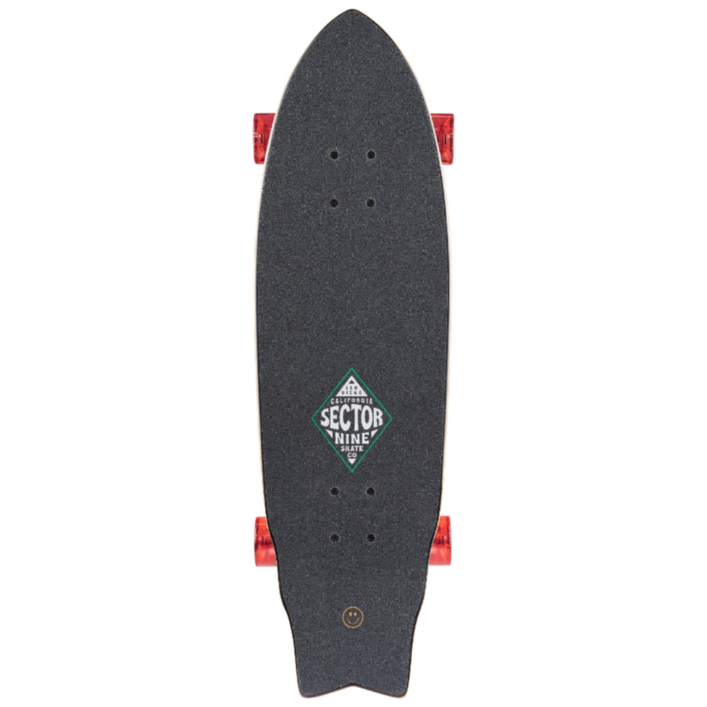 Sector 9 Wavepark Party 30.25in - Cruiser Complete Top Griptape