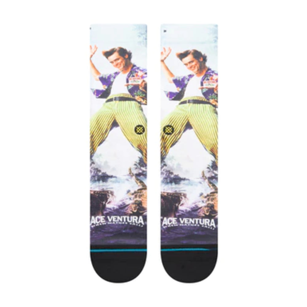 Stance Ace Ventura When Nature Calls Crew Socks Front