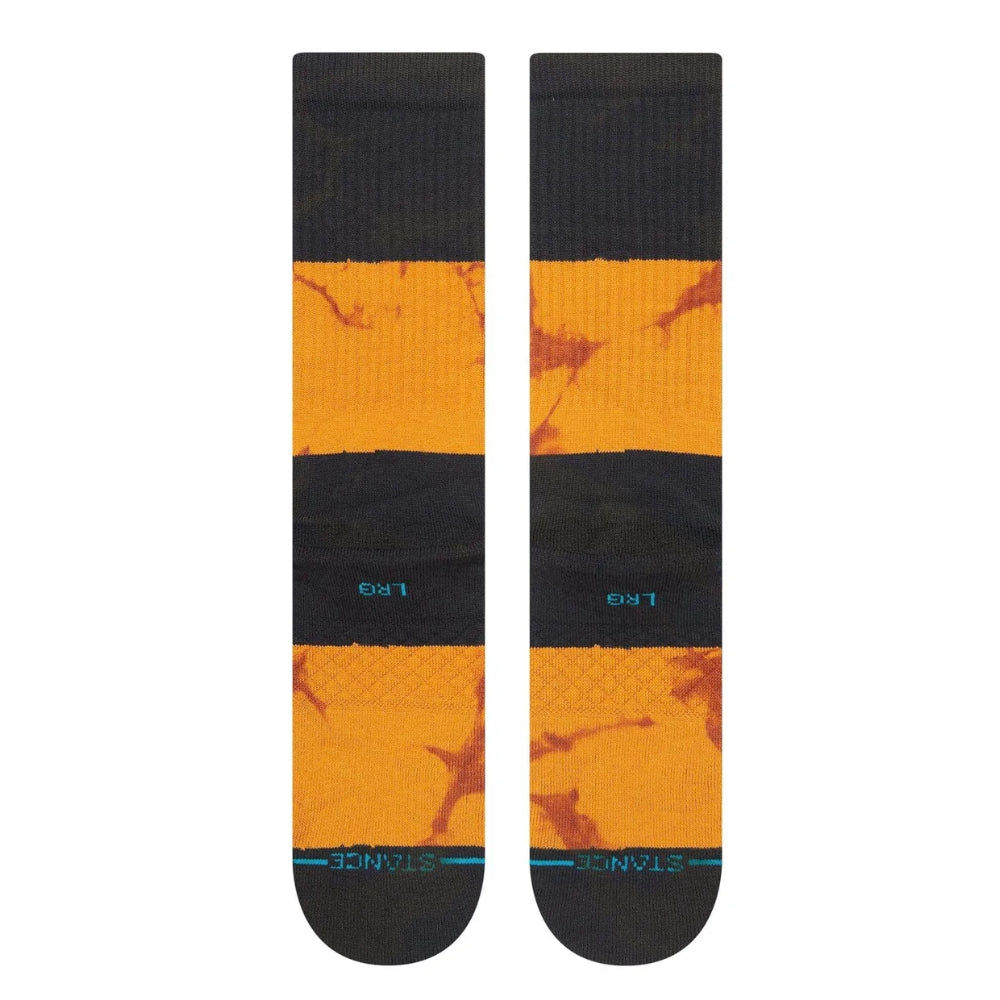 Stance Assurance Crew Brown Socks Infiknit Back