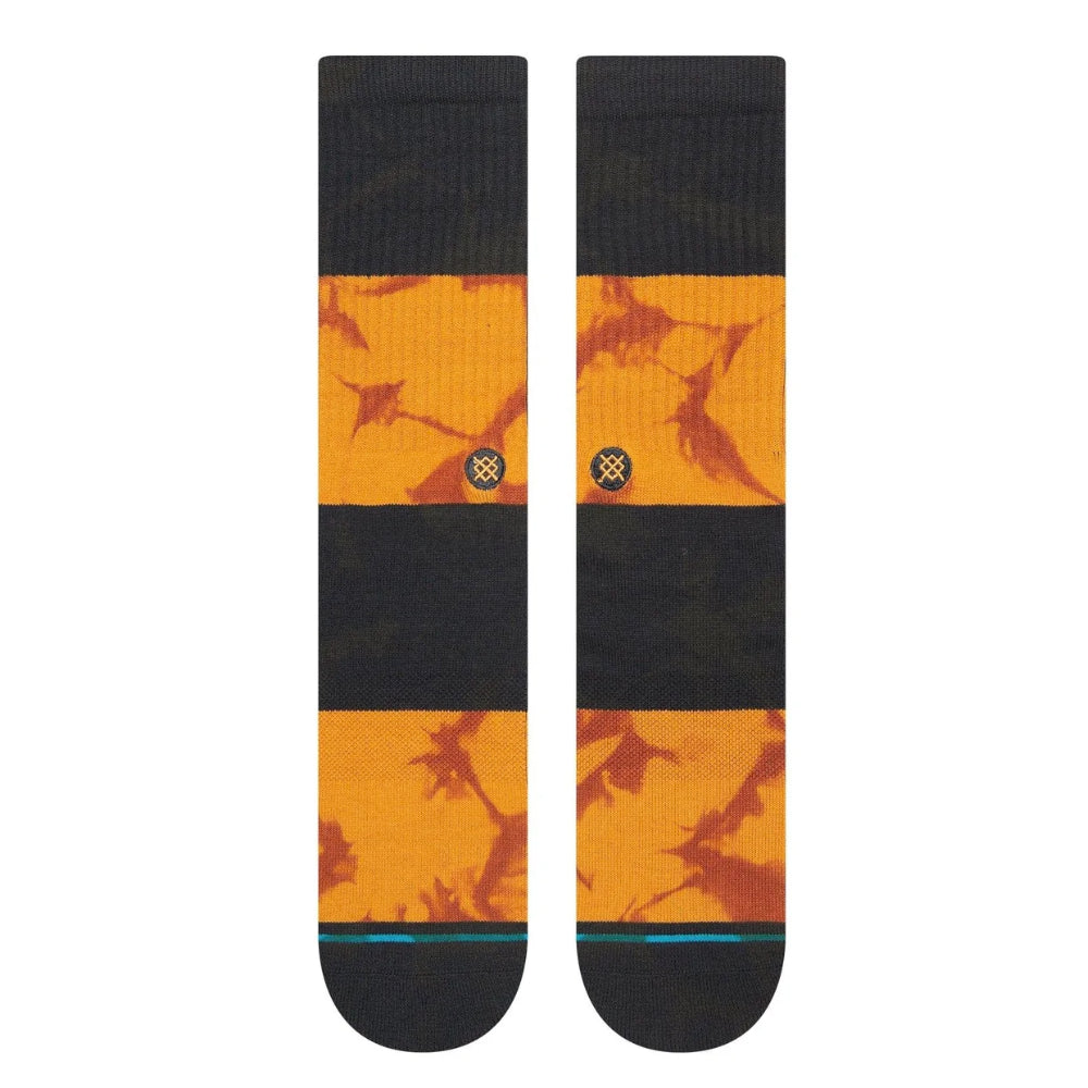 Stance Assurance Crew Brown Socks Infiknit Front