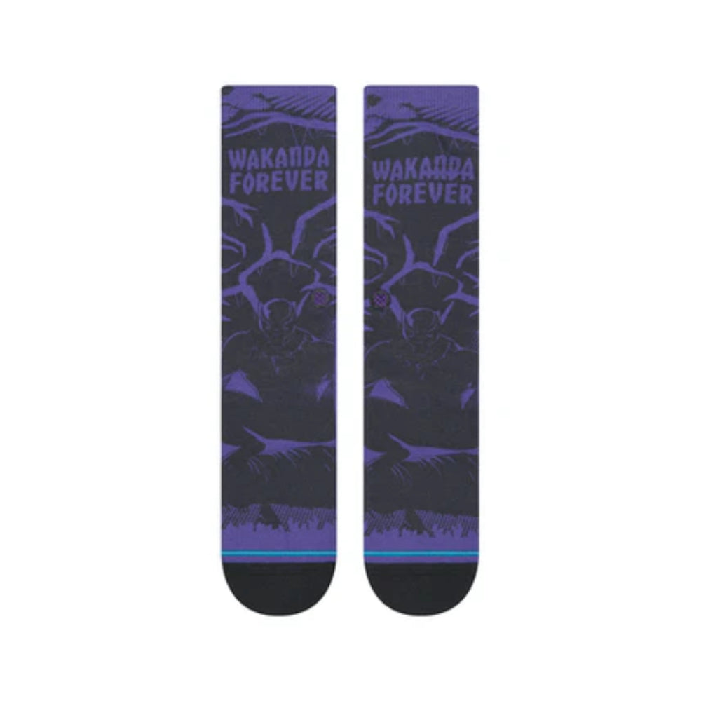 Stance Kids Black Panther Yibambe Crew Socks Front