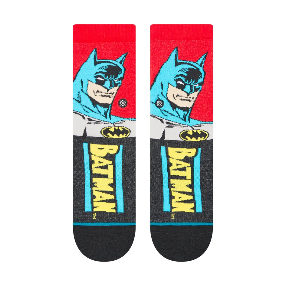 Stance Kids x Batman Comic Crew Socks Infiknit Front