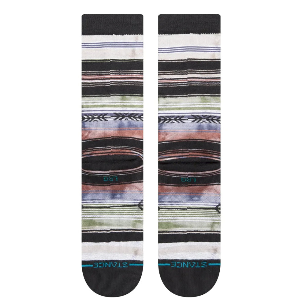 Stance Reykir Crew Taupe Socks Back