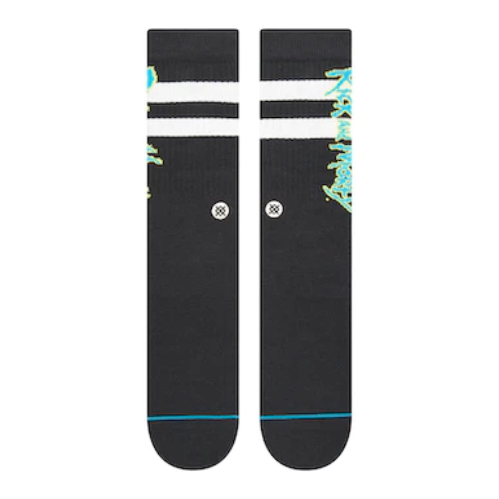 Stance Rick And Morty Crew Socks Front
