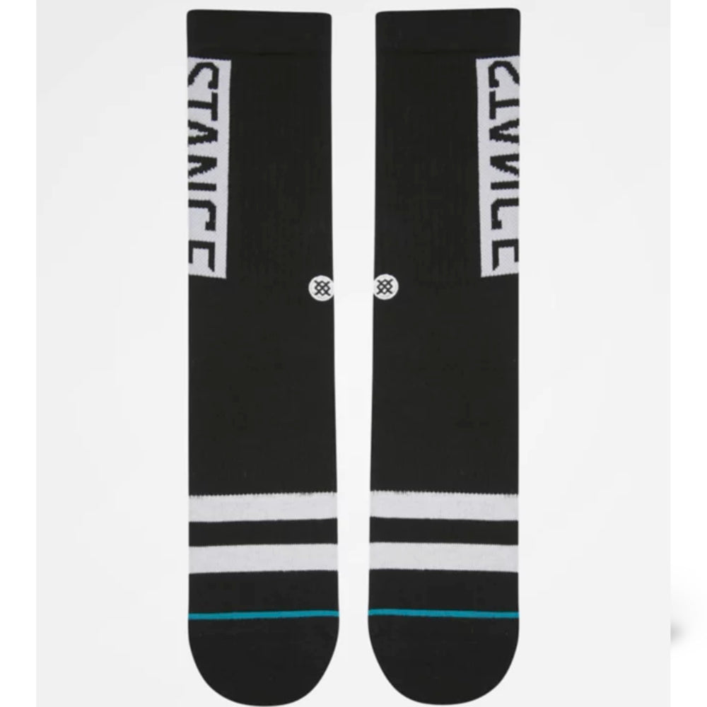 Stance The OG Black Socks Front